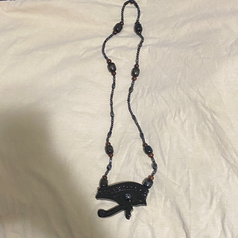 Eye of Horus Crystal Necklace